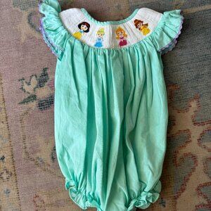 Smocked Disney Princess Bubble